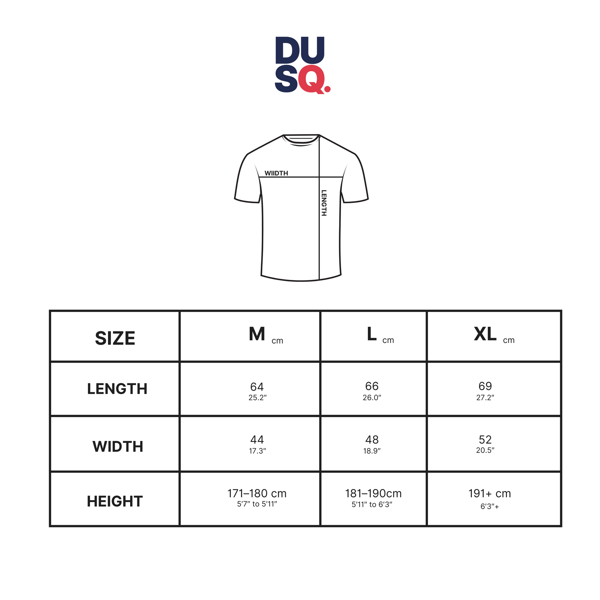DUSQ. Men's 01 Slim Fit White Cotton T-Shirts